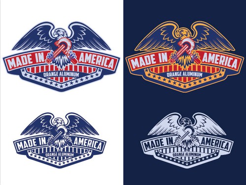 Industrial logo with the title 'Made in America '