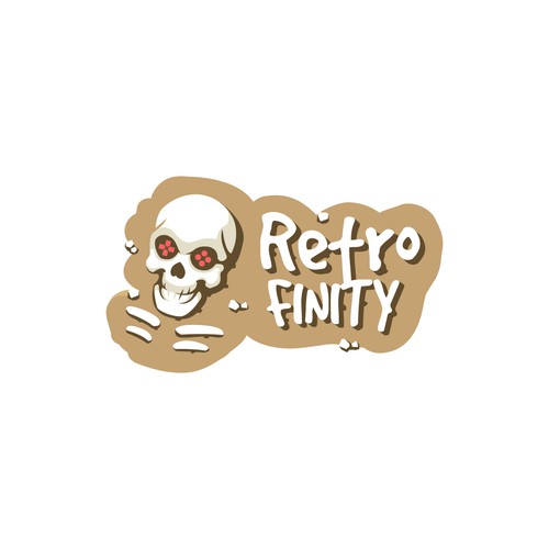 Skeleton logo with the title 'Retro Finity'