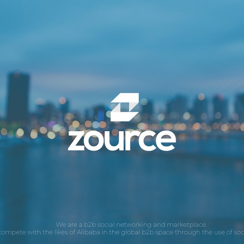 Marketplace logo with the title 'Logo concept for Zource B2B Marktplace'