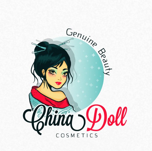 Geisha design with the title 'China Doll'