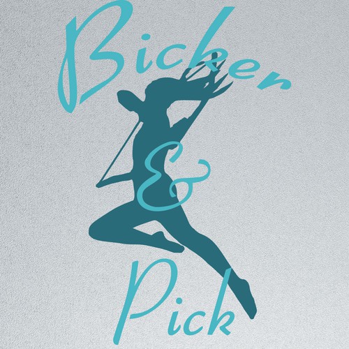 Female warrior design with the title 'Strong woman figure for candle company'