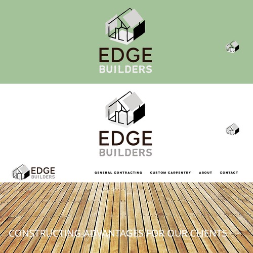 Builder logo with the title 'EDGE BUILDERS'