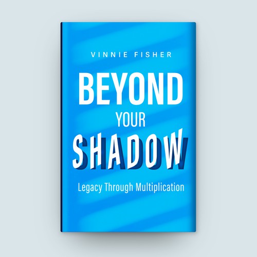 Typography book cover with the title 'Non-fiction CEO Book Cover Concept'