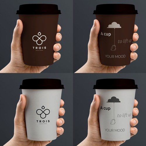 Takeaway design with the title 'Creative Takeaway Coffee Cup Design'