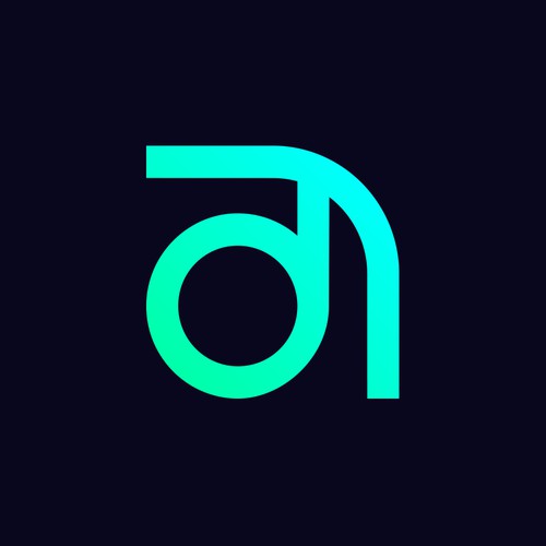 Technology logo with the title 'Minimal logo for a web designer'