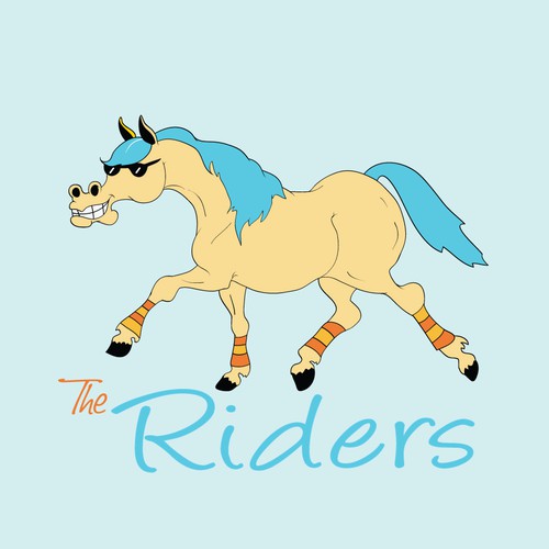 Pony logo with the title 'logo concept'