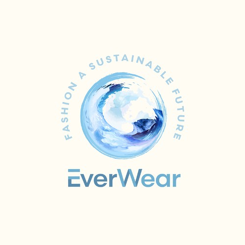 Sustainable logo with the title 'Logo · Sustainable Fashion Brand'