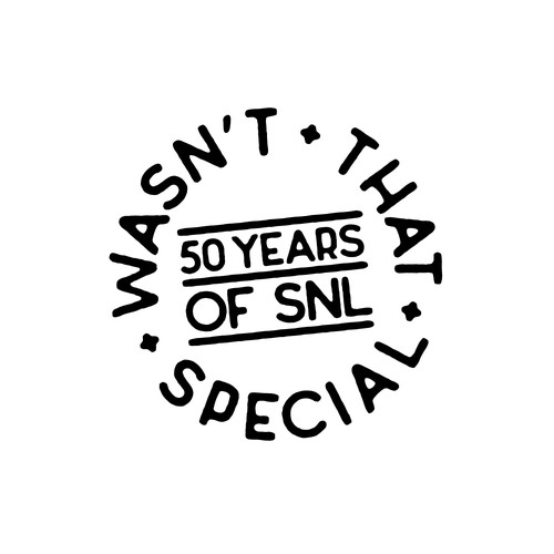 Antenna logo with the title 'SNL inspired podcast logo.'