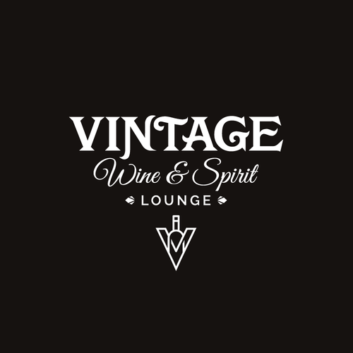 Versatile design with the title 'Logo for Vintage - Wine & Spirit Lounge'