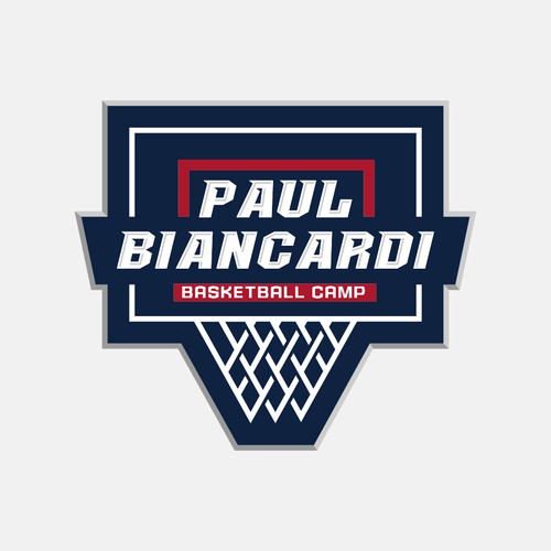 Camp logo with the title 'Paul Biancardi Basketball Camp'