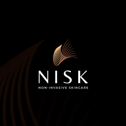 Elegant design with the title 'Non-invasive skincare products'