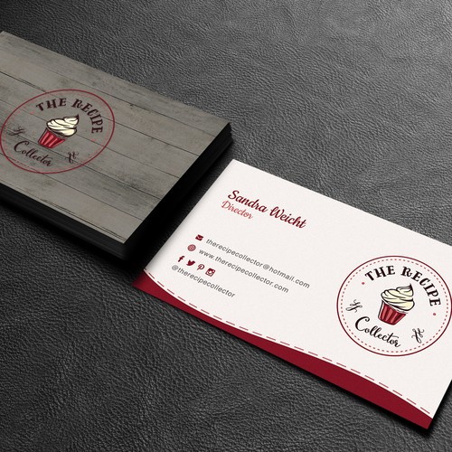 Cream design with the title 'Modern Sleek Professional Business Card'