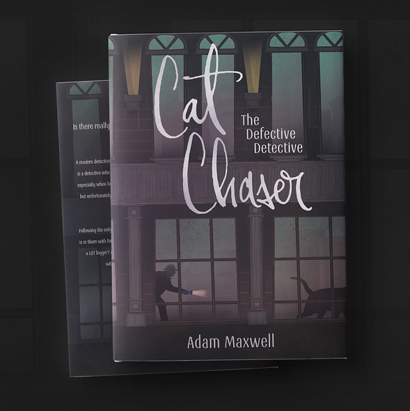 Detective book cover with the title 'Cat Chaser'