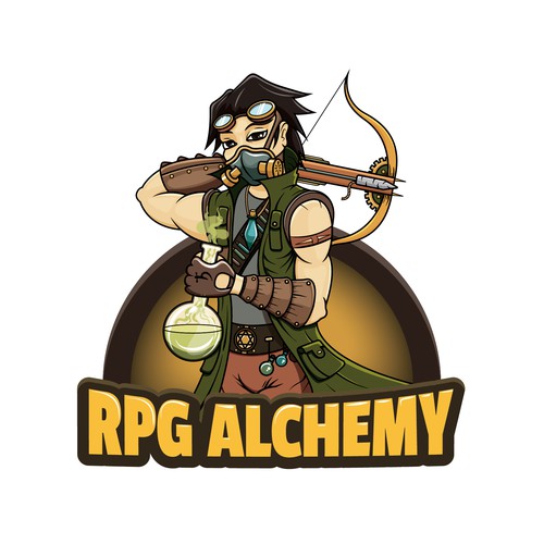 Role playing game logos logo with the title 'Logo for roleplaying blog'