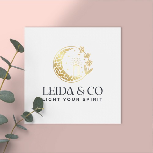 Lavender logo with the title 'leida & co'