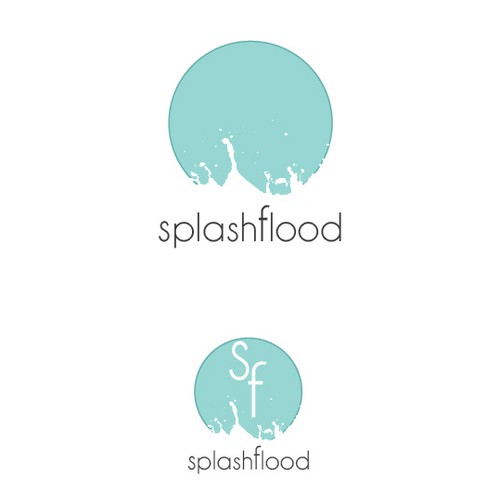 Sky blue logo with the title 'Splash app logo for Entertainment & The Arts Co. '