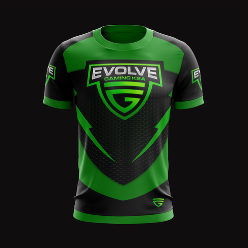 Brush stroke logo with the title 'EVOLVE GAMING KSA'