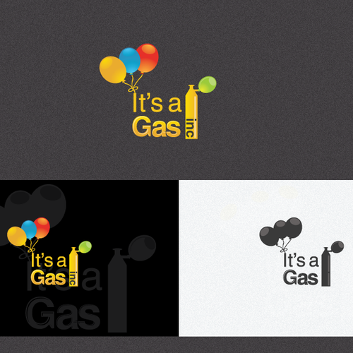 Balloon logo with the title 'Logo Concept for Party Company'