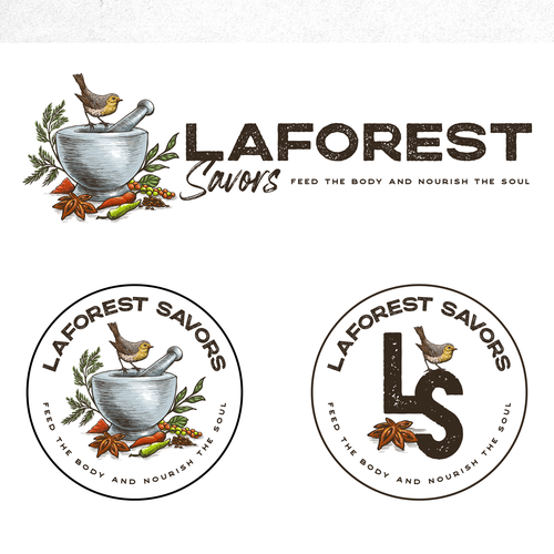 Cook design with the title 'LaForest Savors'