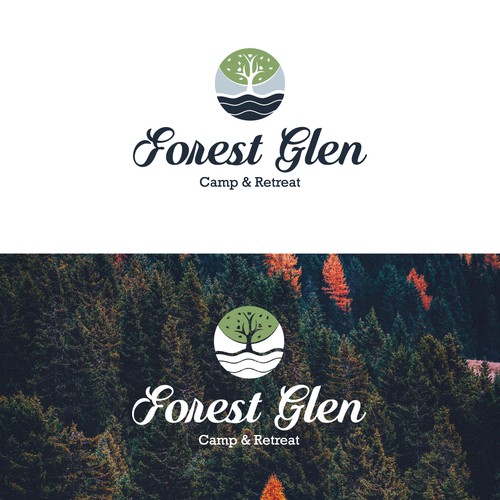 Retreat logo with the title 'Camp y Retreat'