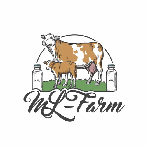 milk logo designs