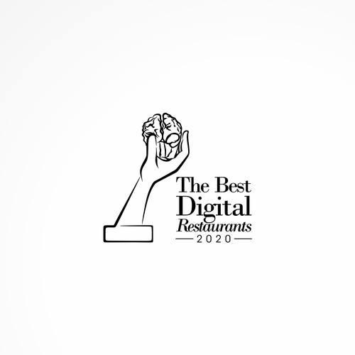 Award logo with the title 'THE BEST DIGITAL RESTAURANTS'