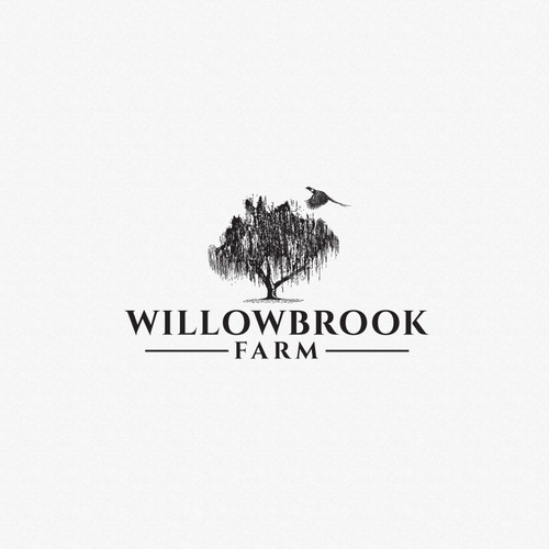 Willow design with the title 'Willowbrook Farm'