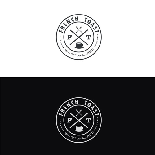 Toast logo with the title 'French Toast Logo'