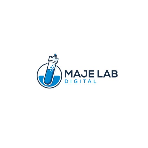 Laboratory logo with the title 'maje lab'