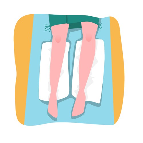 Medical artwork with the title 'Instructional illustrations for medical patient care'