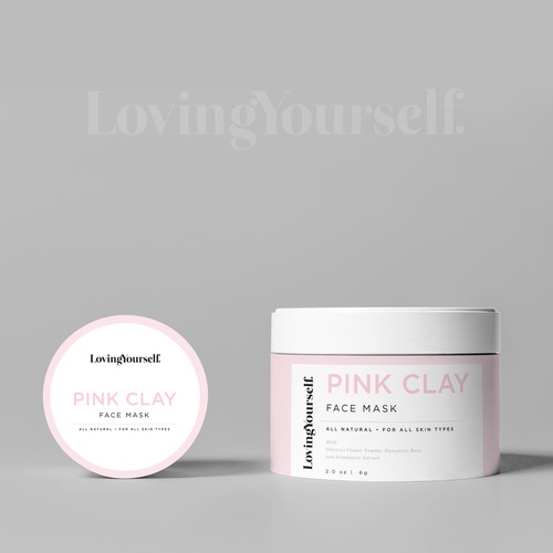 Simple packaging with the title 'package for a face mask'