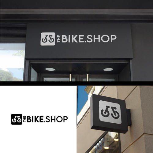Workshop logo with the title 'Bold Logo THEBIKE.SHOP'