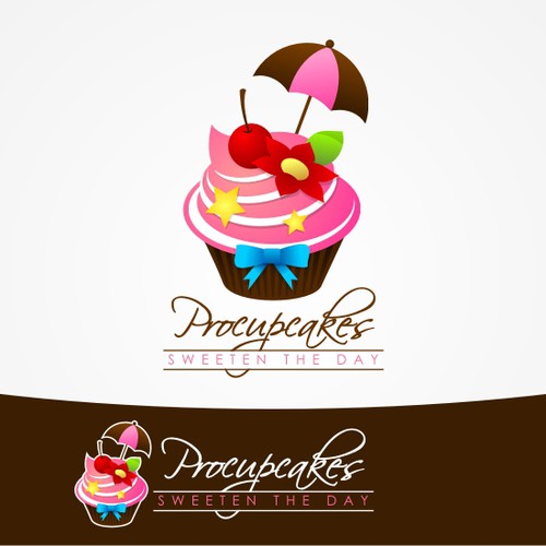 Cupcake logo with the title 'Totally Sweet'