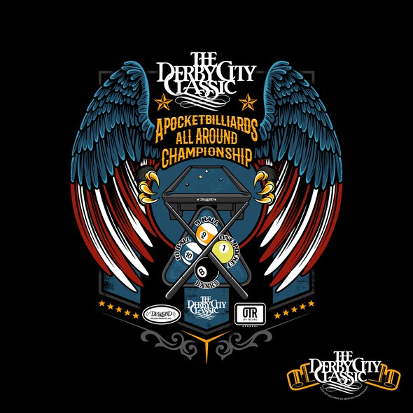 Tournament t-shirt with the title 'Derby City Classic Tee'