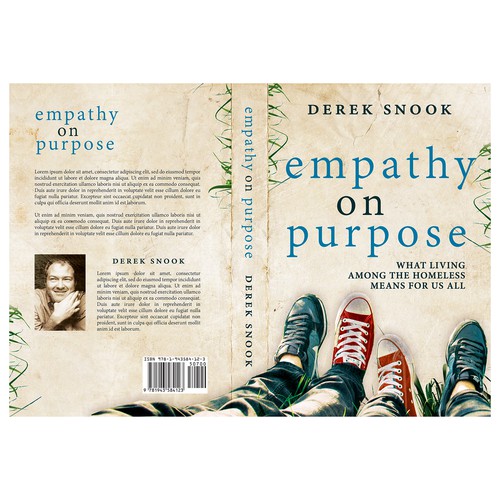 Spiritual book cover with the title 'Book cover for "Empathy on Purpose"'