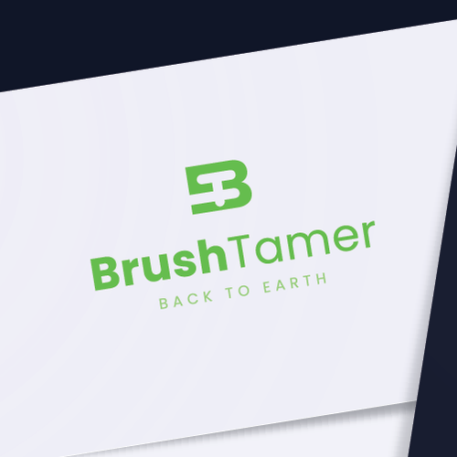 Landscaping brand with the title 'BT for a land clearing business'