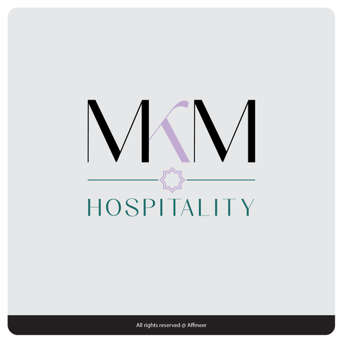 Arabic design with the title 'MKM Hospitality'
