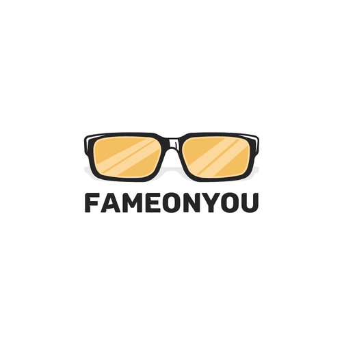 Influencer logo with the title 'Logo concept for Fame On You'