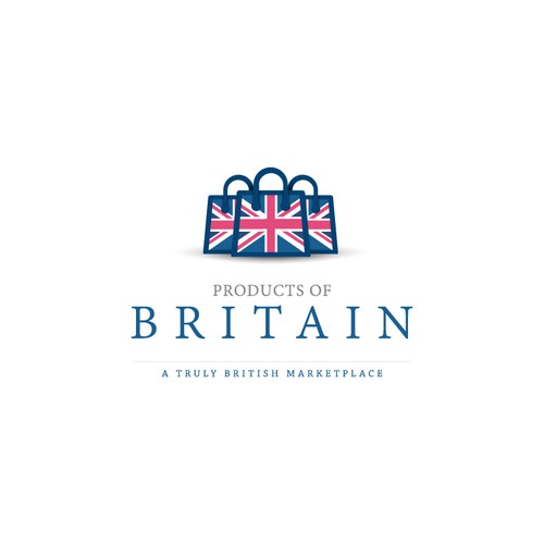 British logo with the title 'Products of Britain (Winning Entry)'