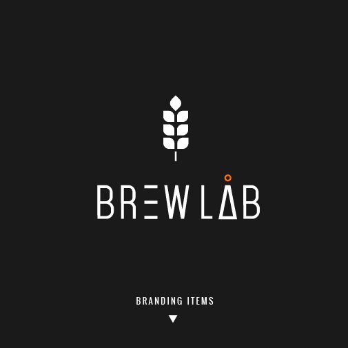 New brand with the title 'Brewery lab logo'