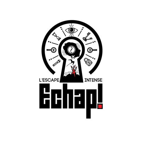 Escape room logo with the title 'Escape room logo '