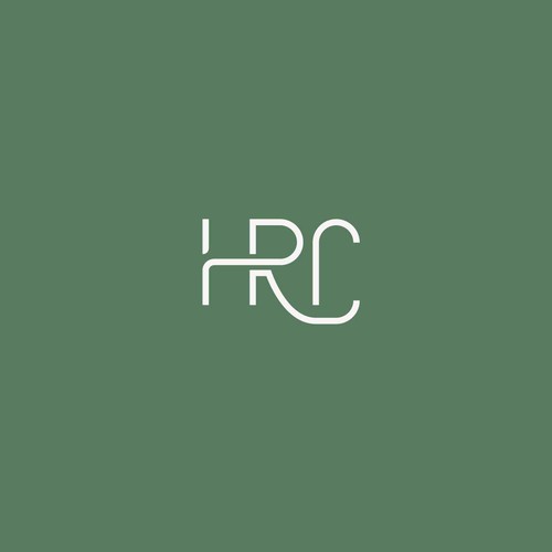 Type design with the title 'logotype HRC'