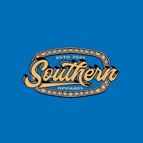 Hat design with the title 'Southern Apparel - Hat Graphic'