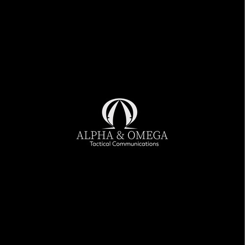 Omega design with the title 'omega & alpha'