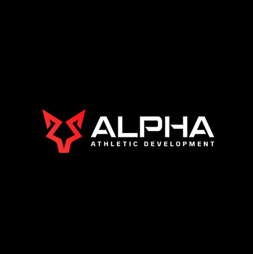 Arrowhead design with the title 'Alpha Athletic Development'