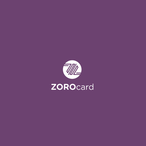 Z logo with the title 'Minimalist logo concept for Zoro Card'