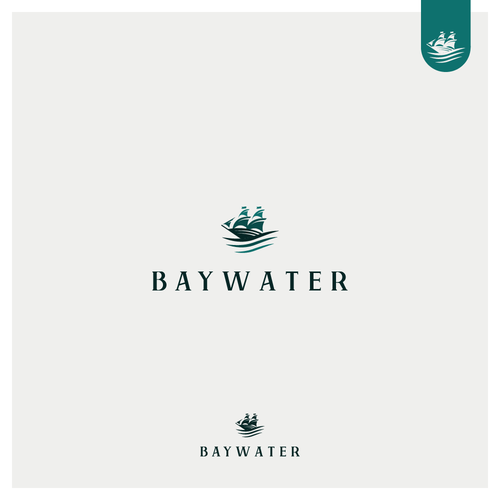 Sailing logo with the title 'Logo Concept for Luxury Brand'