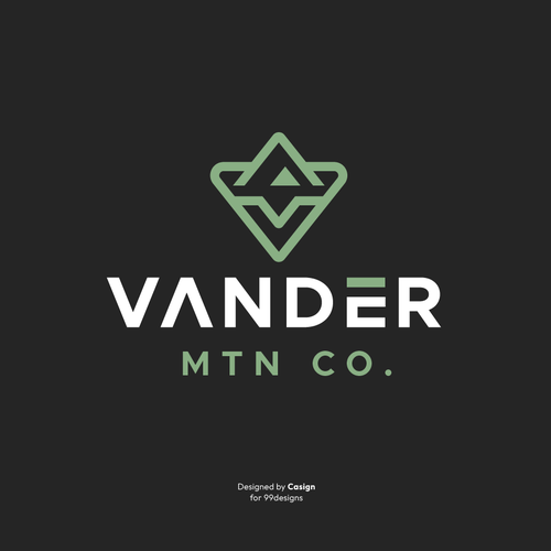 V design with the title 'Vander Mtn Co.'