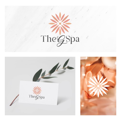 Spa logo with the title 'spa logo design'