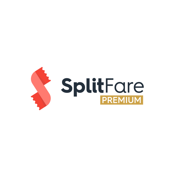 Half logo with the title 'LOGO DESIGN  for Split Fare'